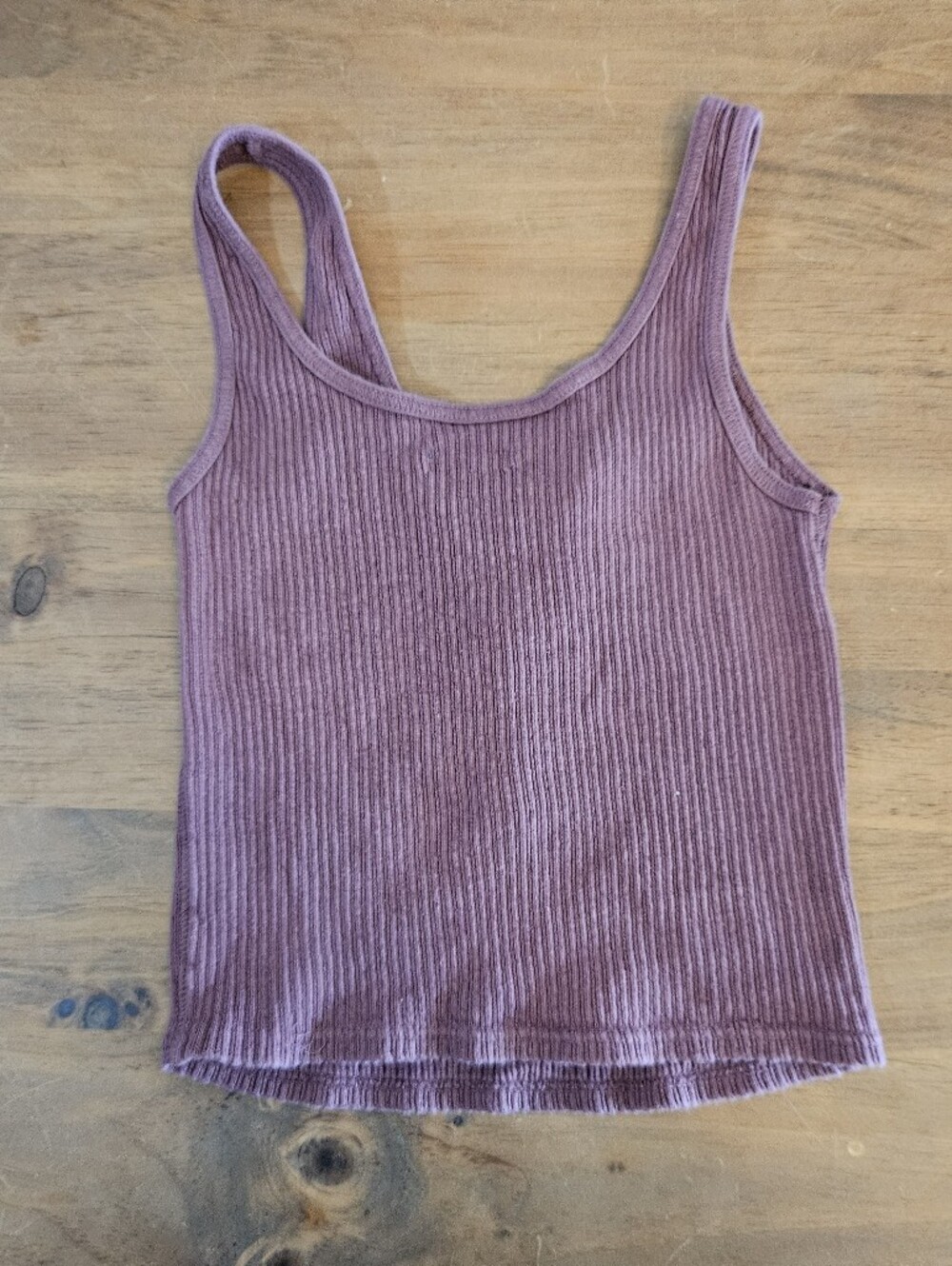 Lot of 3 Stretch Ribbed Crop Tank Tops Size Small - Picture 8 of 12
